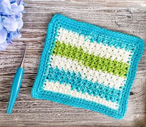 crochet yarn Luxstone wash cloth
