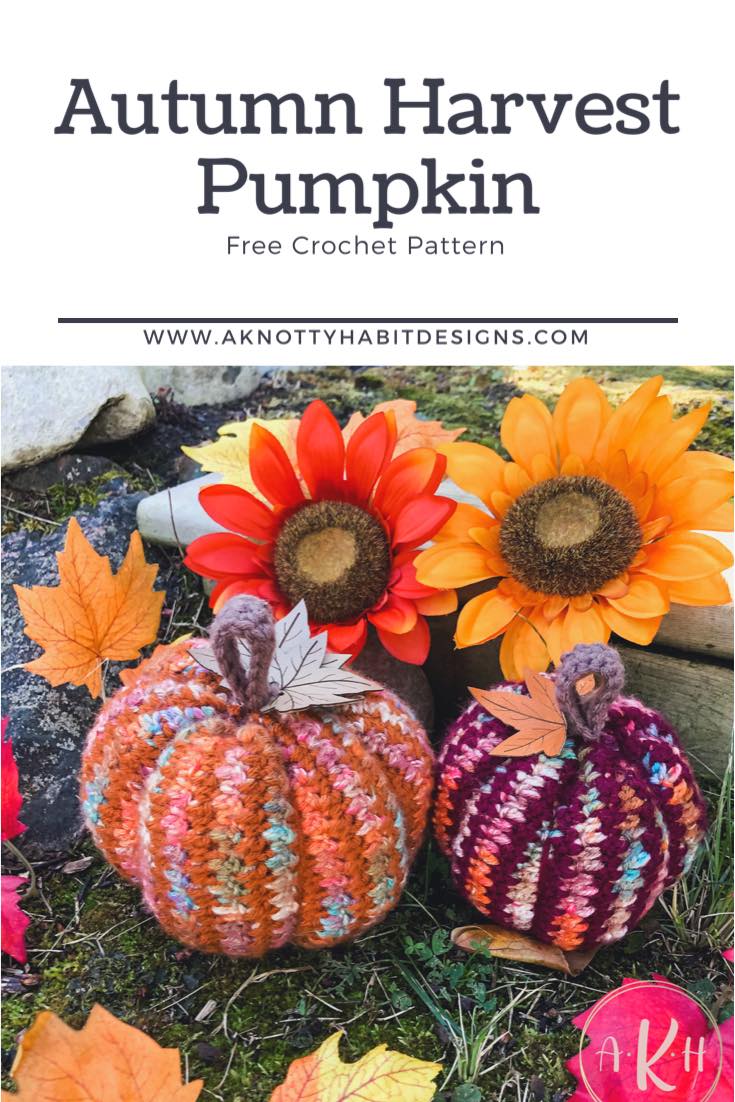 crochet pumpkin yarn pattern