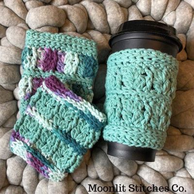 crochet everleigh cozy cup holder