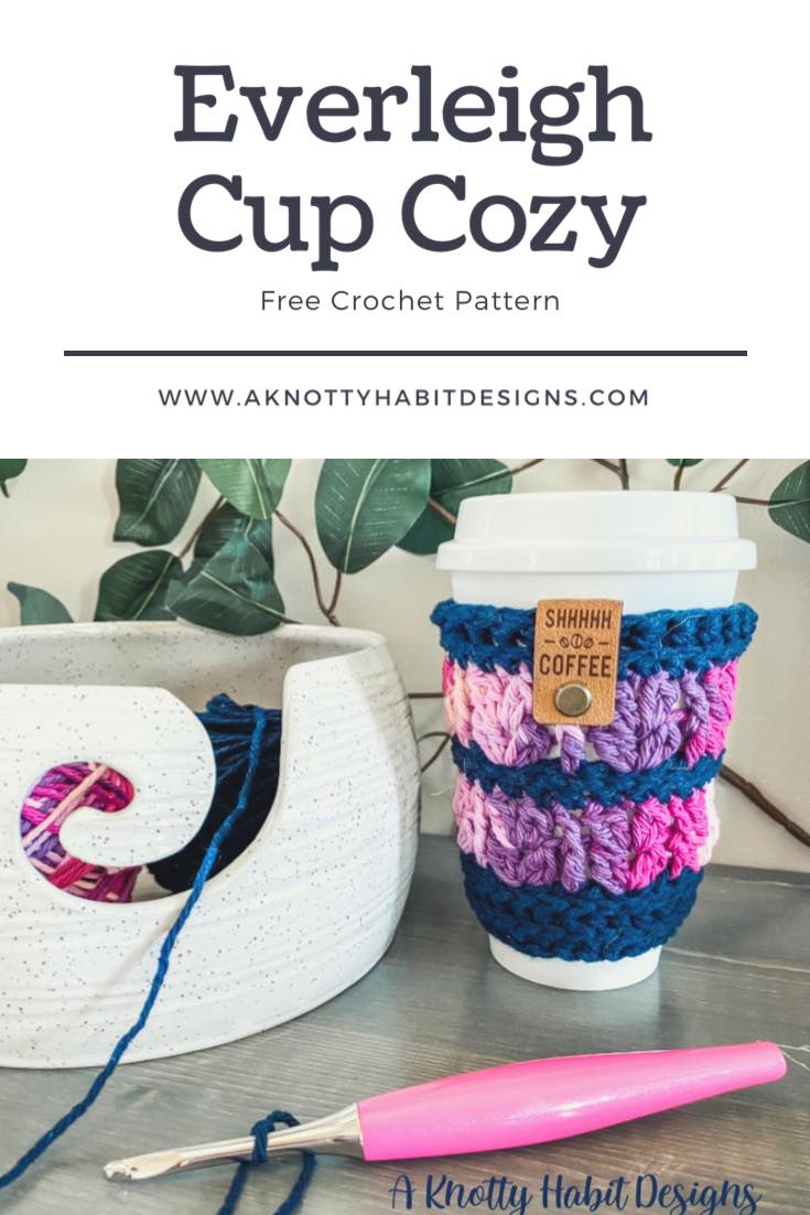 everleigh crochet cozy cup holder