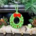 holly days wreath crochet pattern