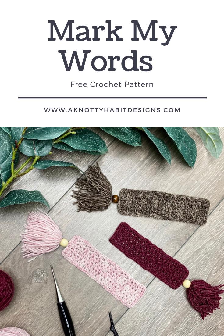 crochet bookmark AKHD