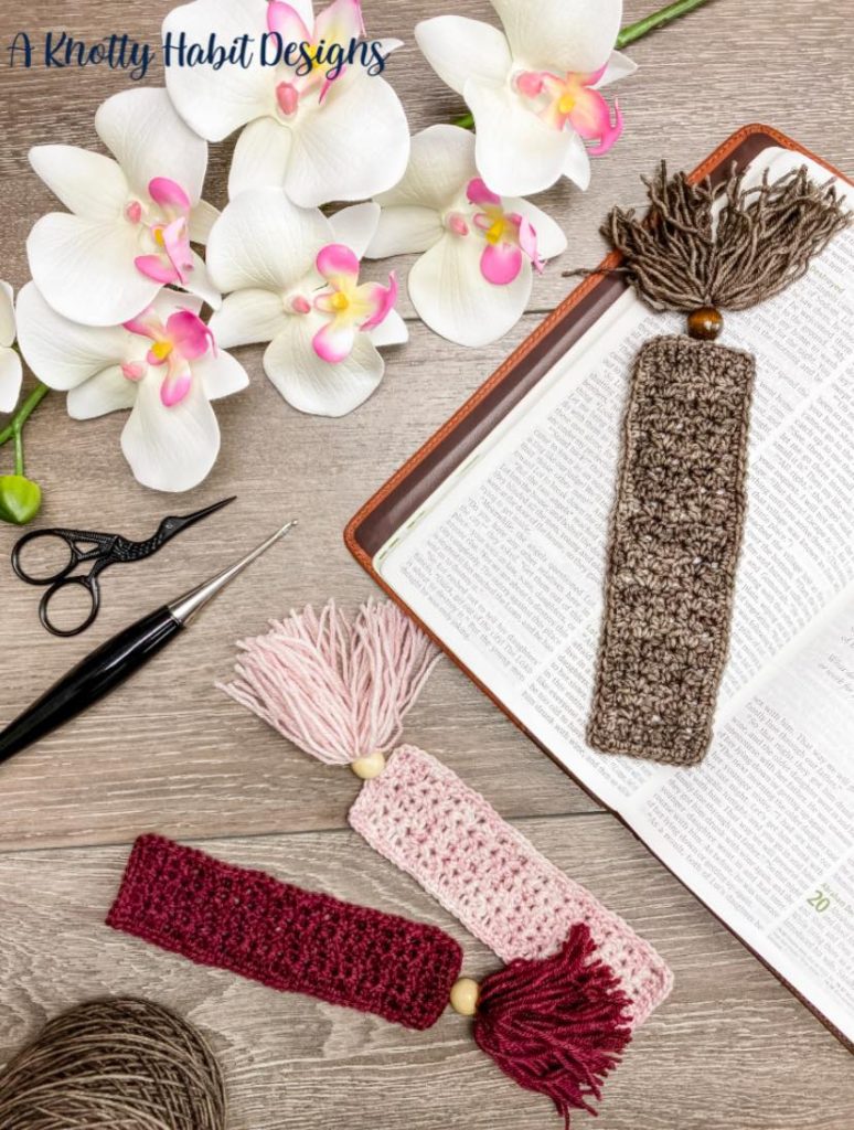crochet pattern bookmark a knotty habit designs AKHD