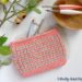 a knotty habit designs free crochet pattern hallie zipper pouch