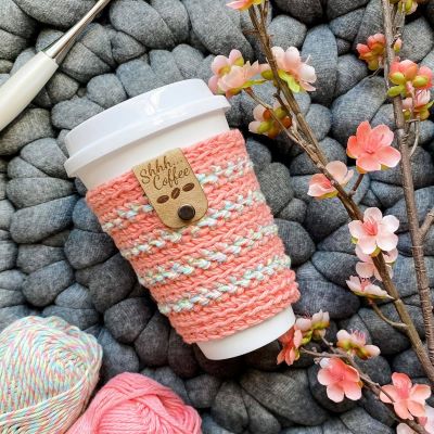 cup cozy free crochet pattern